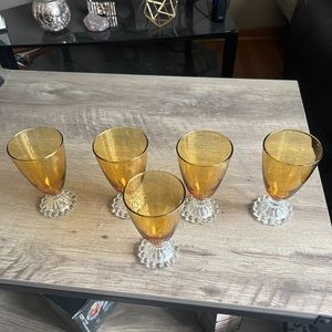 Carnival Glass glasses
